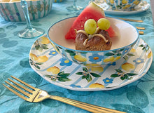 Load image into Gallery viewer, Set of 4 Frutti Tutti Lemon Pasta Bowls