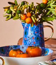 Load image into Gallery viewer, Blue ceramic jug
