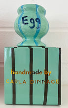 Load image into Gallery viewer, EGG Green La stripe egg cup
