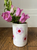 Handmade ceramic flowers vase