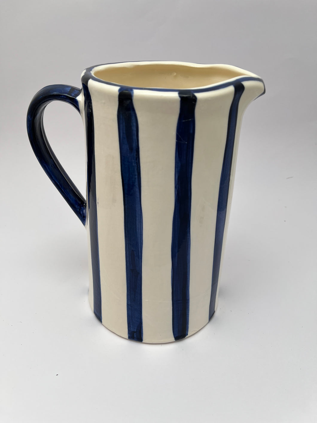 Navy Stripe jug