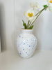 Medium blue splat vase