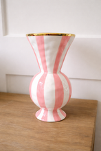 Load image into Gallery viewer, Pink Fiesta Vase Hand painted
