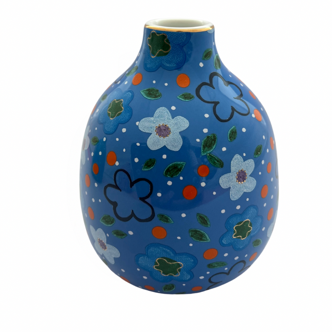 Blue Small Foxy Vase