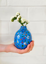 Load image into Gallery viewer, Blue Small Foxy Vase
