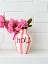Load image into Gallery viewer, Medium HOLA Vase with tassel
