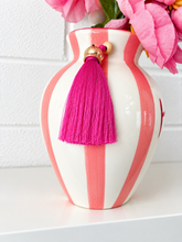 Load image into Gallery viewer, Medium HOLA Vase with tassel
