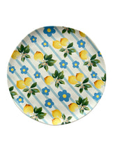 Load image into Gallery viewer, Set of 8 lemon Dinner Plates
