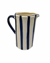 Load image into Gallery viewer, Navy Stripe jug
