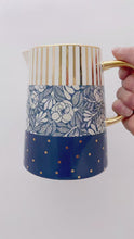 Load and play video in Gallery viewer, Wild Blue Flower Garden Party Jug
